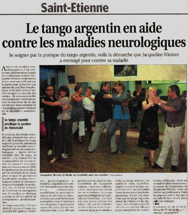 le tango argentin contre les maladies neurologiques